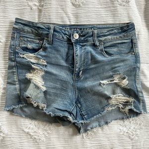 American Eagle NE(X)T Level Stretch MIDI Short with lace pockets size 12